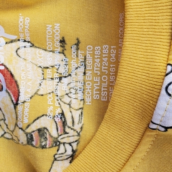 Disney Winnie the Pooh plus size tee XXL NWOT - Picture 7 of 8